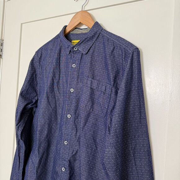 Descendent Of Thieves Shirt Mens Sz XL Navy Blue Long Sleeve Limited Edition - Picture 2 of 10